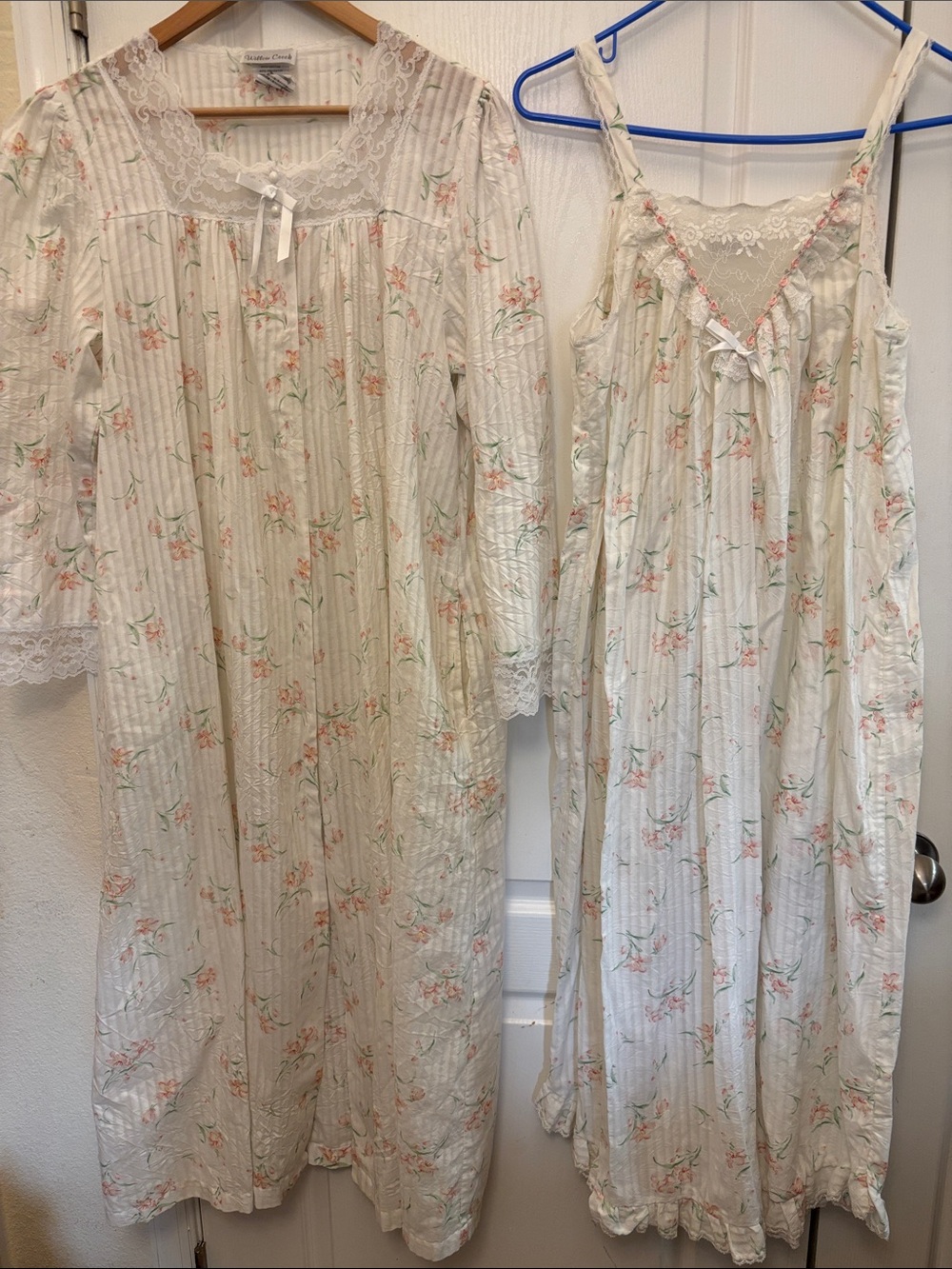 Willow Creek 2-Piece Maxi Gown & Robe Set Floral